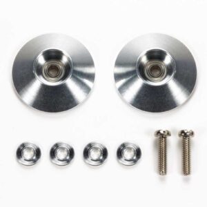 Tamiya TAM95597 Mini 4WD Parts HG 17mm Tapered Aluminum Ball-Race Rollers(Ringless)