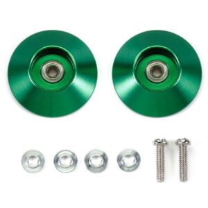 Tamiya TAM95609 HG 19 mm Tapered Aluminum Ball- Race Rollers, Ringless