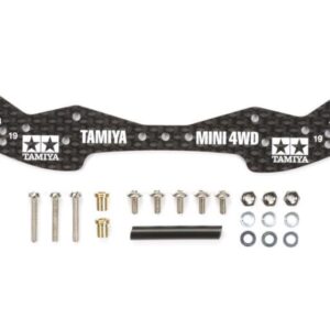 Tamiya TAM15498 1.5 mm Hg Carbon Wide Front Plate