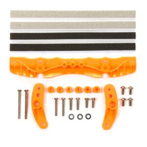 Tamiya TAM95558 Plastic Model 1/32 Ar Chassis Brake Set Orange Mini 4WD Grade Up Parts series