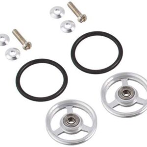 Tamiya TAM15161 Mini 4WD 17mm Alumimum Ball-Race Rollers (3-Spoke Type)