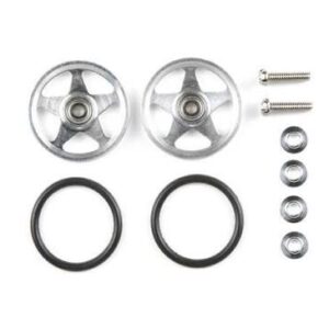 Tamiya TAM15160 Mini 4WD 19mm Alumimum Ball-Race Rollers (Aero-Spoke Type)