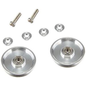 Tamiya TAM15522 JR HG 17mm Aluminum Ball-Race Rollers (Ringless)