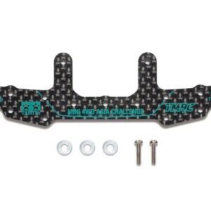 Tamiya TAM95685 JR HG Carbon Rear Stay (3mm), Asia Challenge Green Logos